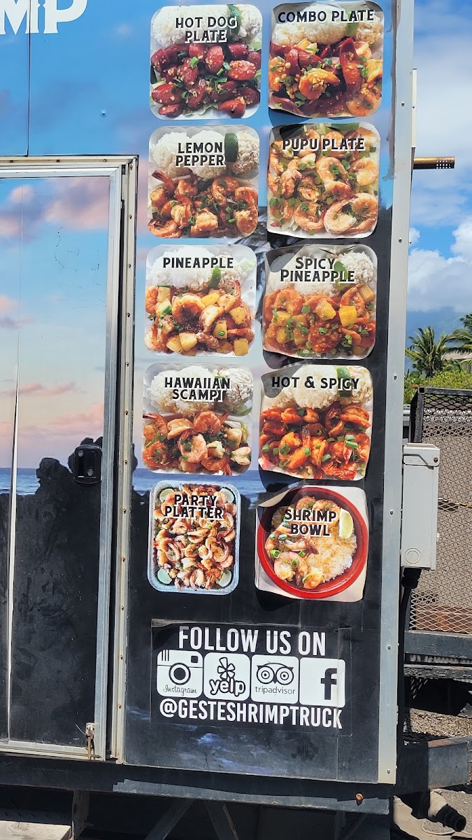Geste Shrimp Truck Menu - Image 4